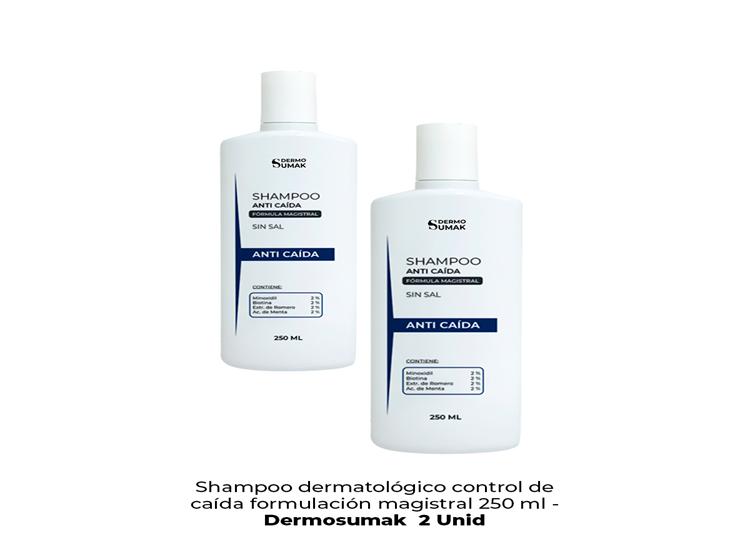 SHAMPOO ANTI CAÍDA 350ML DERMO SUMAK 2 UND - 2