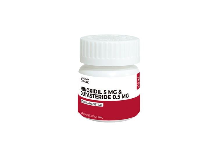 MINOXIDIL 5MG Y DUTASTERIDE 0,5 MG 30CAPS - DERMOSUMAK - 2