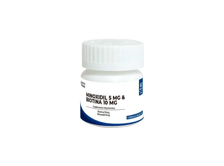 MINOXIDIL 5MG Y BIOTINA 10MG 60CAPSULAS DERMO SUMAK - 2