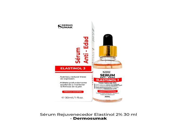 SÉRUM REJUVENECEDOR ELASTINOL 3% 30 ML DERMO SUMAK - 2