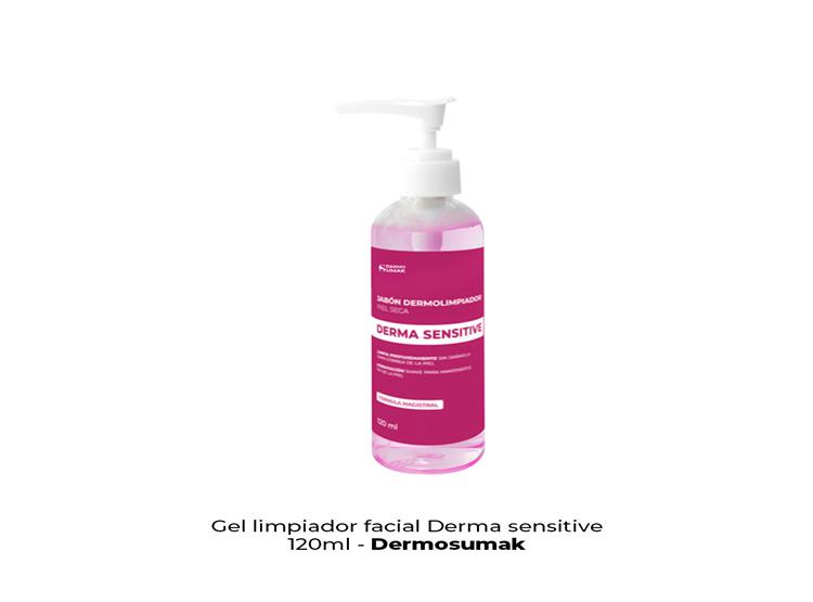 GEL LIMPIADOR FACIAL PIEL SECA DERMA SENSITIVE 120ML DERMO SUMAK - 2
