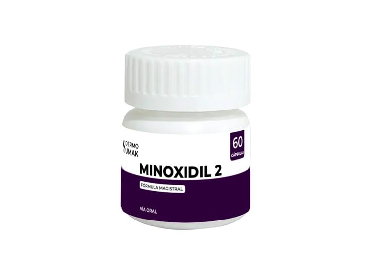 MINOXIDIL 2MG 60 CAPSULAS DERMO SUMAK - 1