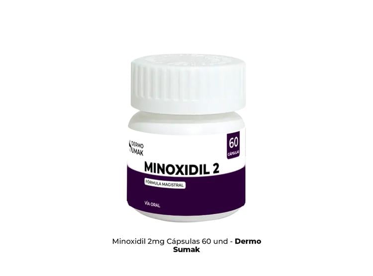 MINOXIDIL 2MG 60 CAPSULAS DERMO SUMAK - 2