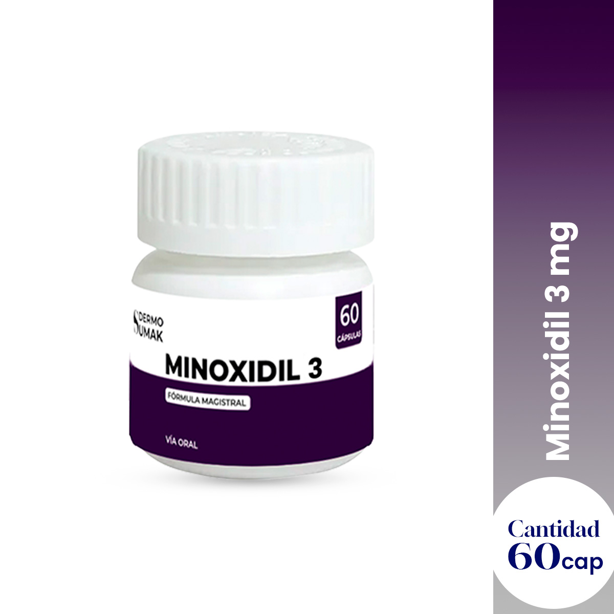 MINOXIDIL 3MG 60 CÁPSULAS - 1