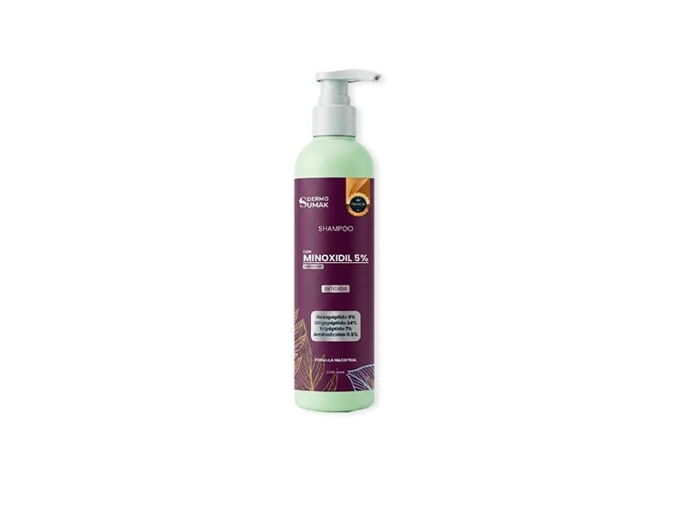SHAMPO MINOXIDIL 5% PREMIUM CABELLO LISO 250ML DERMO SUMAK - 1