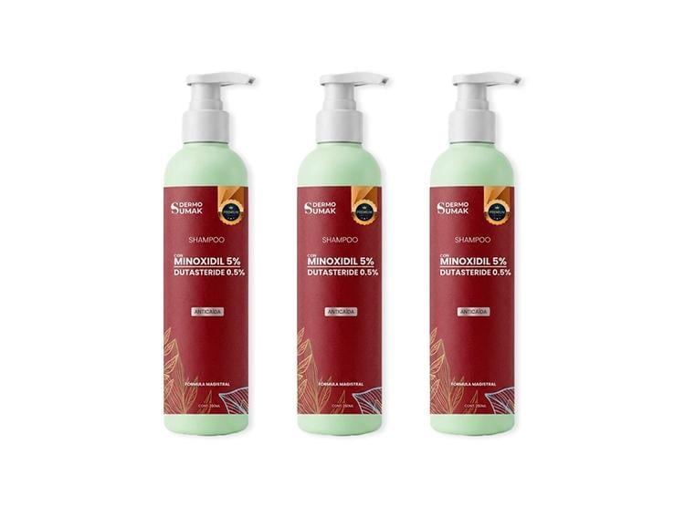SHAMPO MINOXIDIL Y DUTASTERIDE 250 ML DERMO SUMAK 3UND - 1