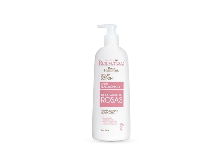 CREMA CORPORAL CON ACIDO HIALURONICO BIOEXTRACTO DE ROSAS 450ML - 1