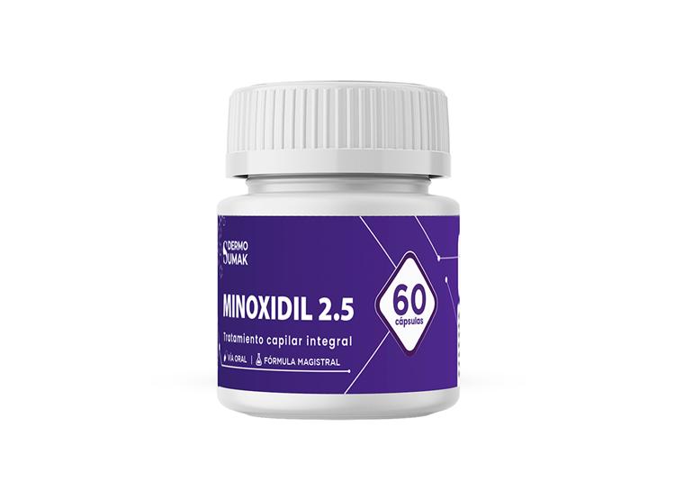 MINOXIDIL 2,5MG 60 CAPSULAS DERMO SUMAK - 1
