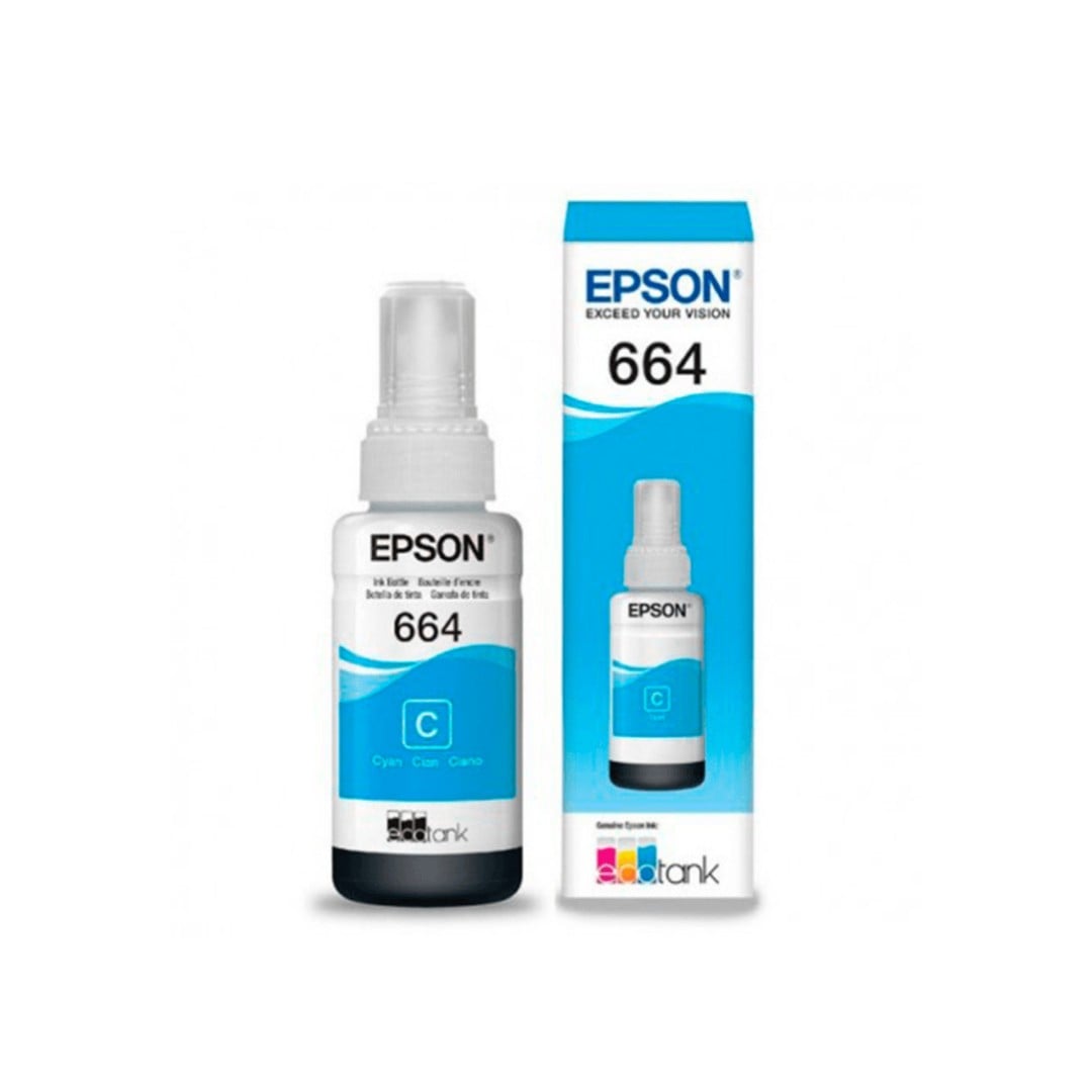 BOTELLA TINTA EPSON T664220 CIAN - 1