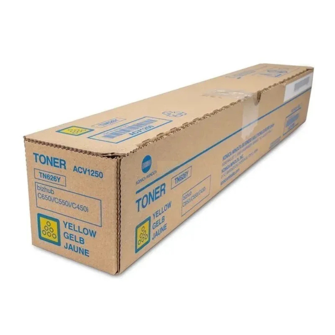 TONER DE IMPRESION KONICA MINOLTA TN-626Y COLOR AMARILLO - 1