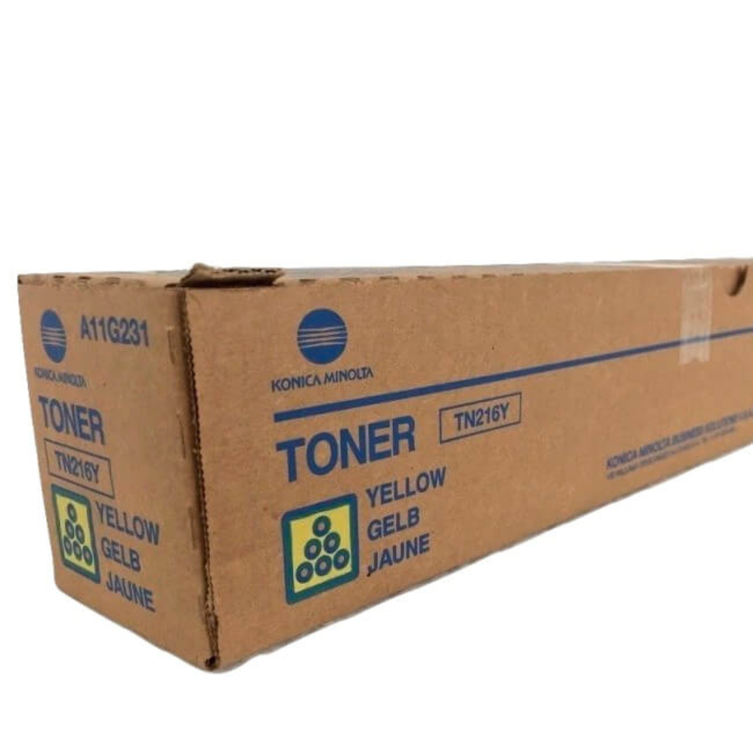 TONER DE IMPRESION KONICA MINOLTA TN-216Y COLOR AMARILLO - 1