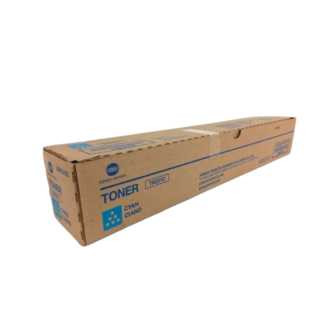 TONER DE IMPRESION KONICA MINOLTA TN-221C COLOR CIAN - 1