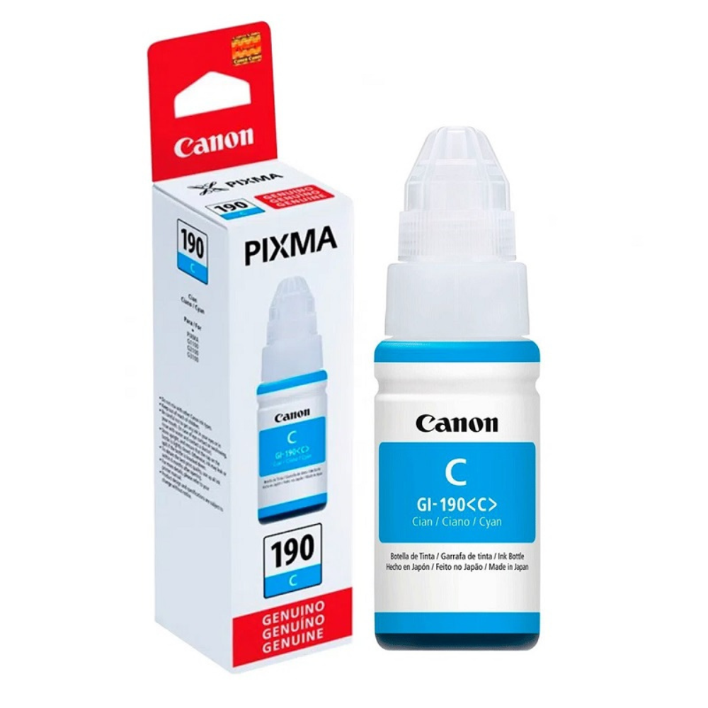 TINTA DE IMPRESION CANON GI-190C CIAN - 1