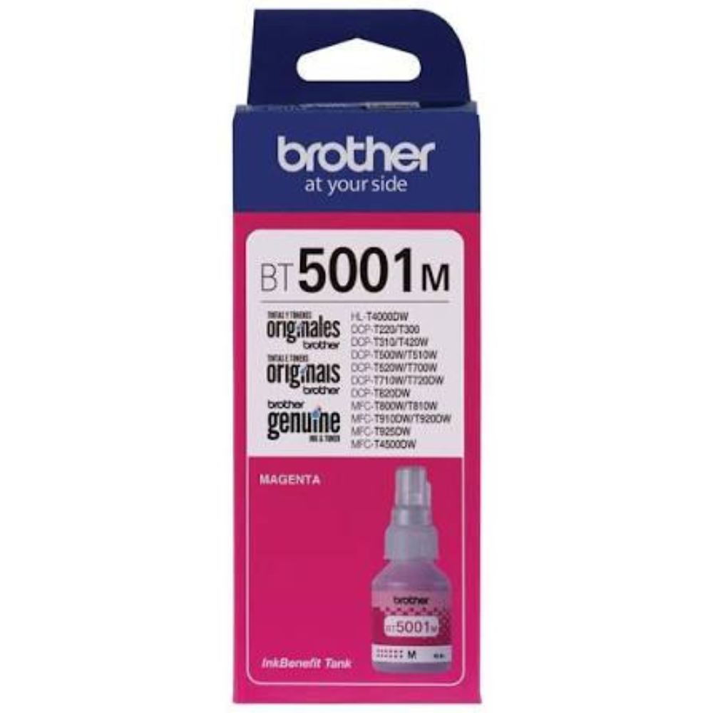 BOTELLA DE TINTA BROTHER BT5001M MAGENTA - 1