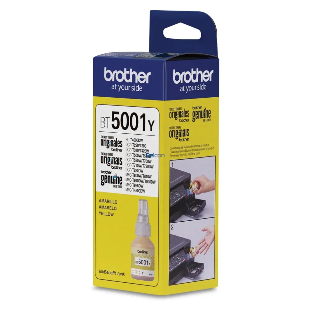 TINTA DE IMPRESION BROTHER BT5001Y AMARILLO - 1