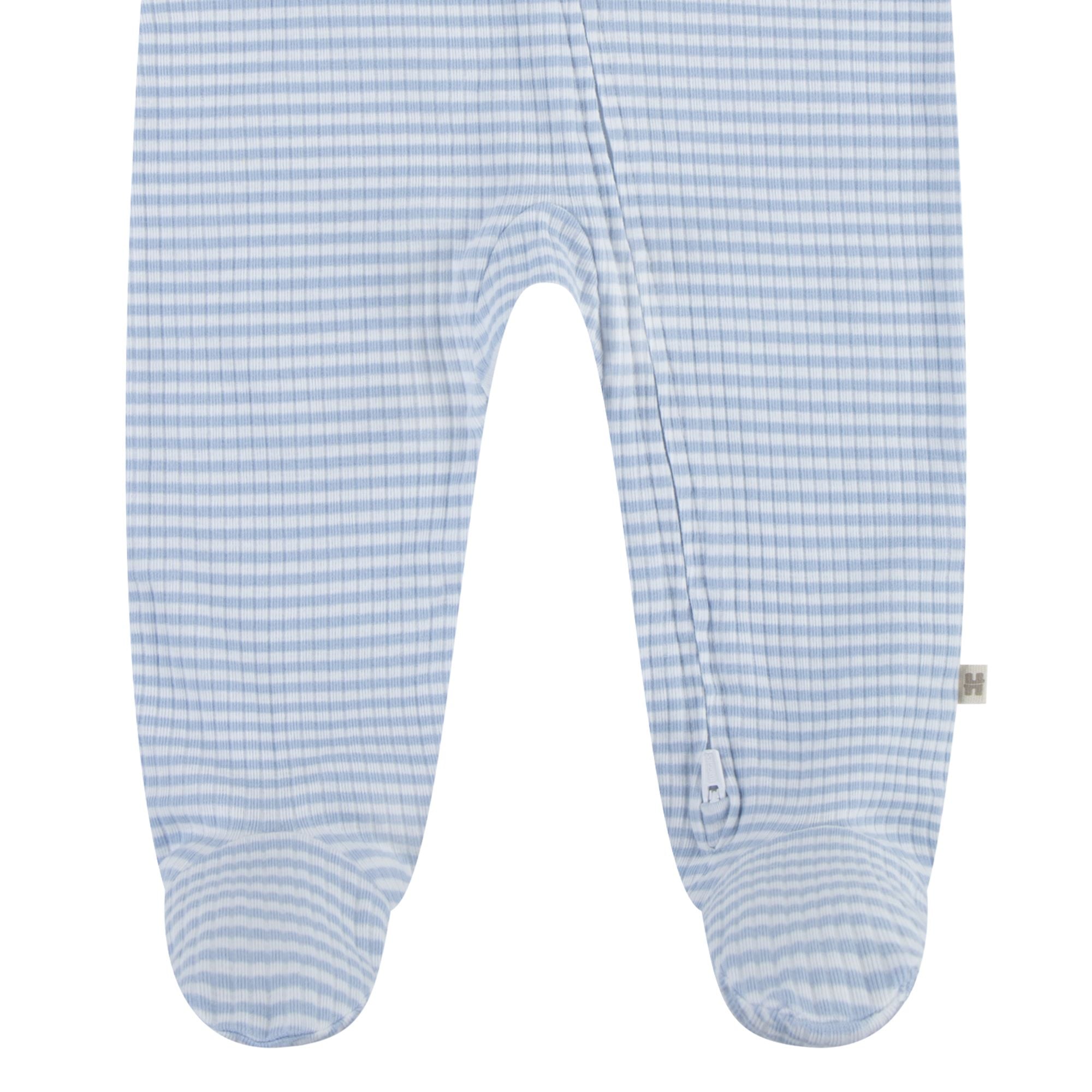 PIJAMA BEBÉ HUGGIES NIÑO CELESTE RALLADO 9 MESES - 1