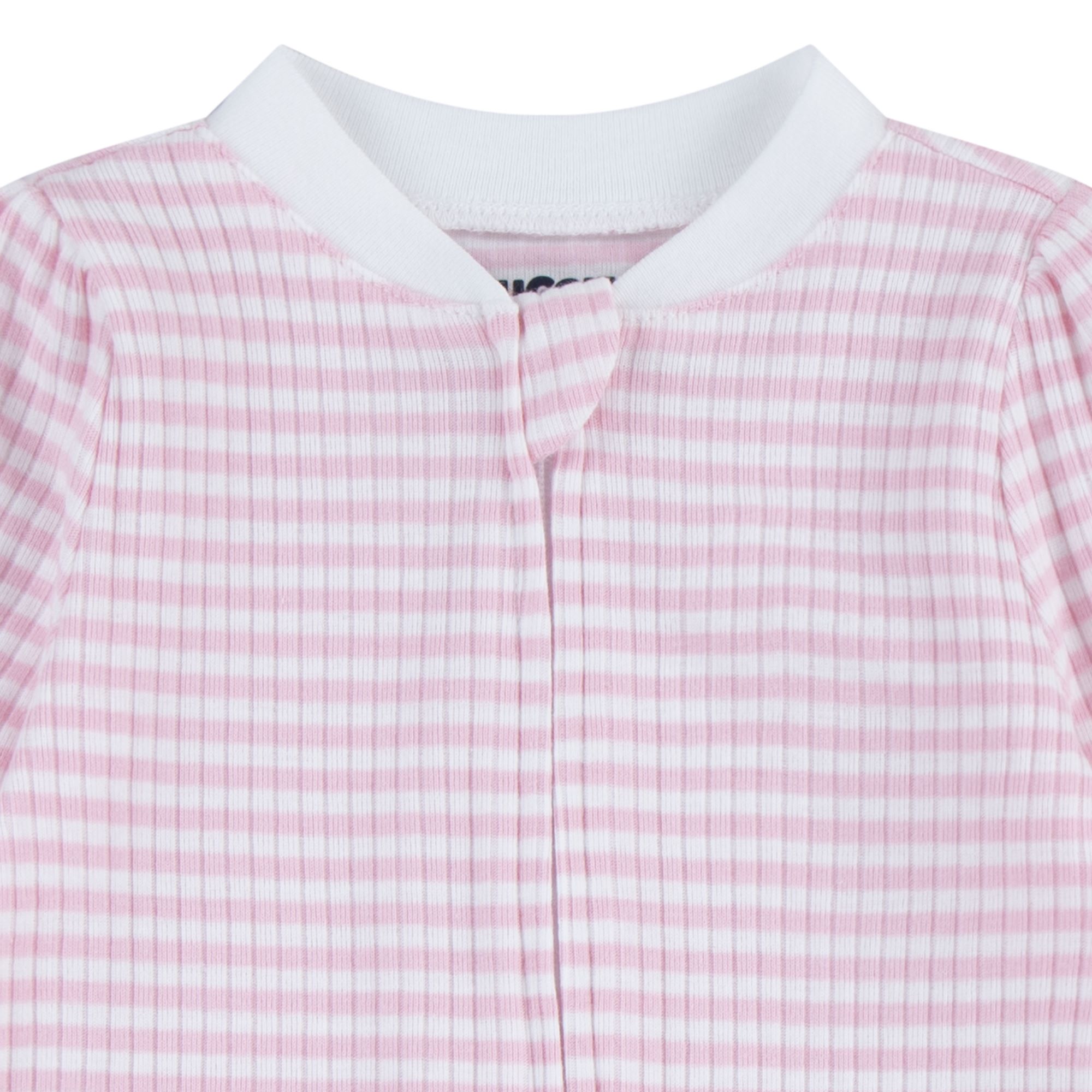PIJAMA BEBÉ NIÑA HUGGIES ALGODÓN ORGÁNICO COLOR ROSADO ORQUÍDEA TALLA 6 MESES - 1