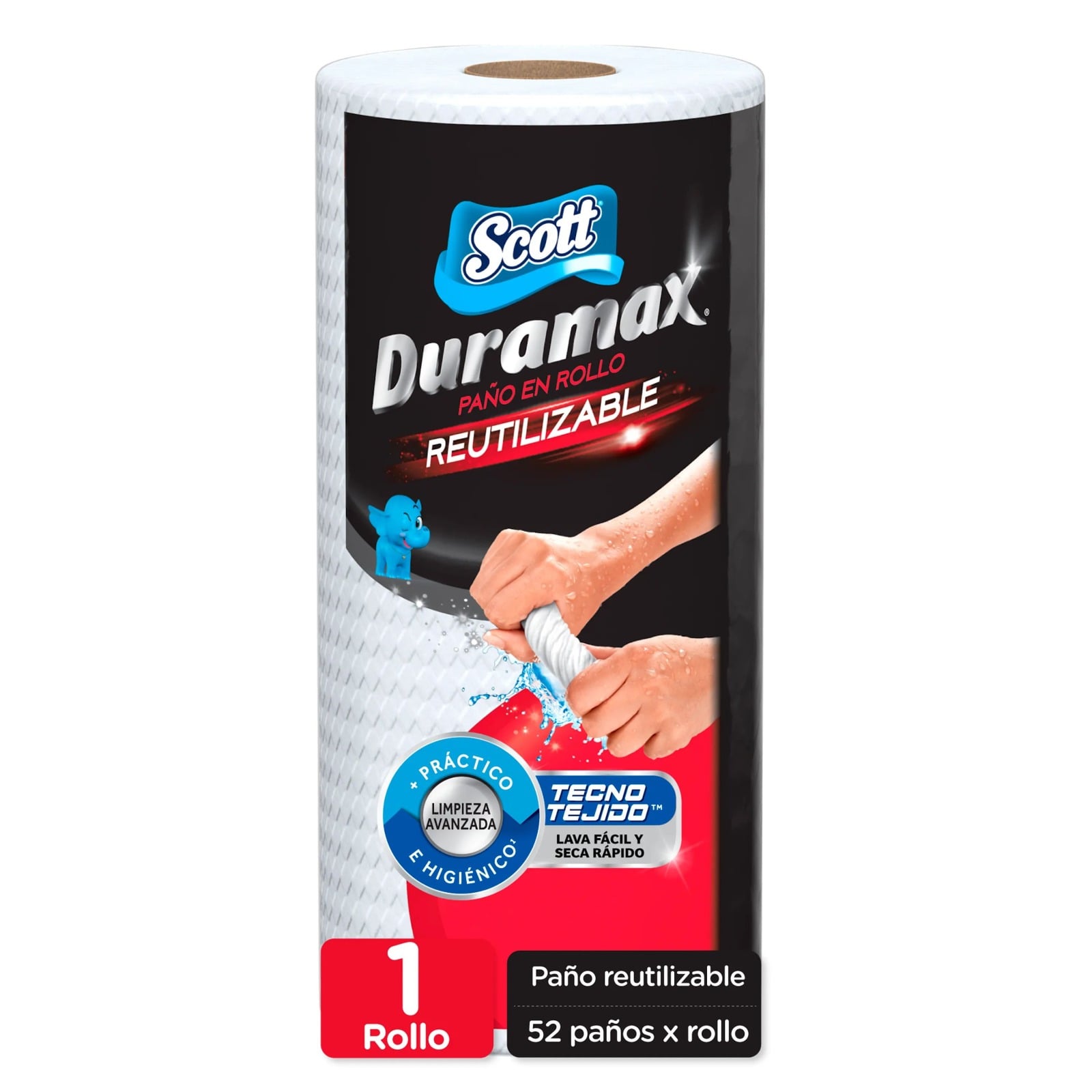 TOALLA DE COCINA SCOTT DURAMAX 1 ROLLO X 52 UNID - 1