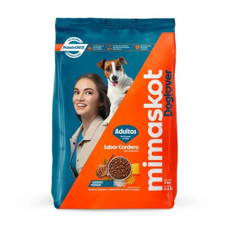 MIMASKOTADULTOS CORDERO RAZAS PEQUEÑAS 3 KG - 1