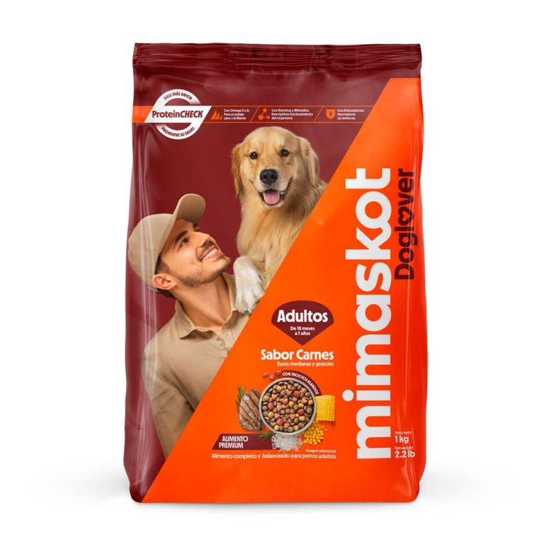 MIMASKOT ADULTOS CARNES RAZAS MEDGRAN 3 KG - 1