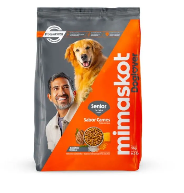 MIMASKOT SENIOR CARNES TODAS LAS RAZAS 15 KG - 1