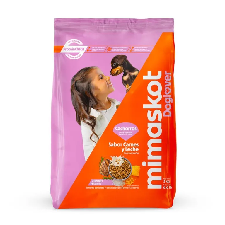 MIMASKOT CACHORROS CARNES RAZAS PEQUEÑAS 3 KG - 1
