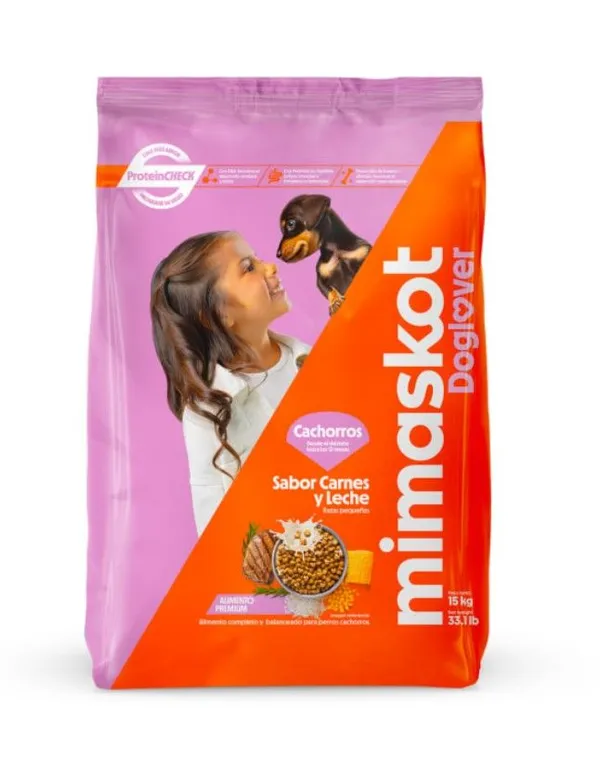 MIMASKOT CACHORROS CARNES RAZAS PEQUEÑAS 15 KG - 1