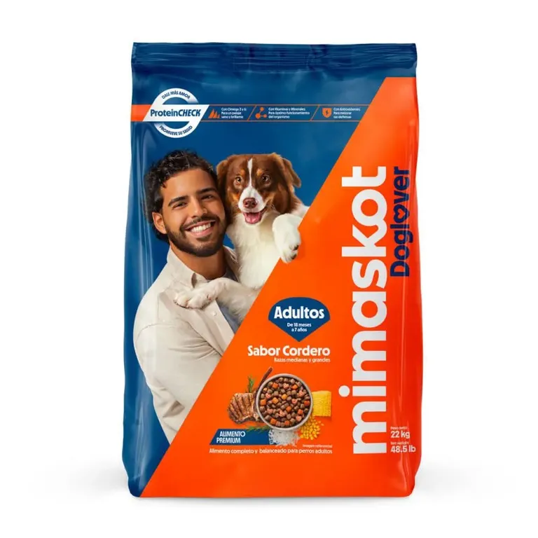 MIMASKOT ADULTOS CARNES RAZAS PEQUEÑAS 22 KG - 1