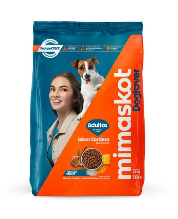 MIMASKOT ADULTOS CORDERO RAZAS PEQUEÑAS 22 KG - 1