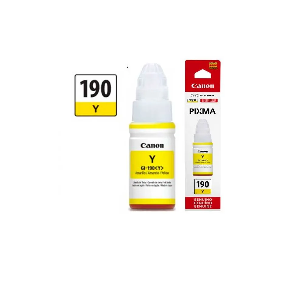 TINTA DE IMPRESORA CANON GI-190Y AMARILLO - 1