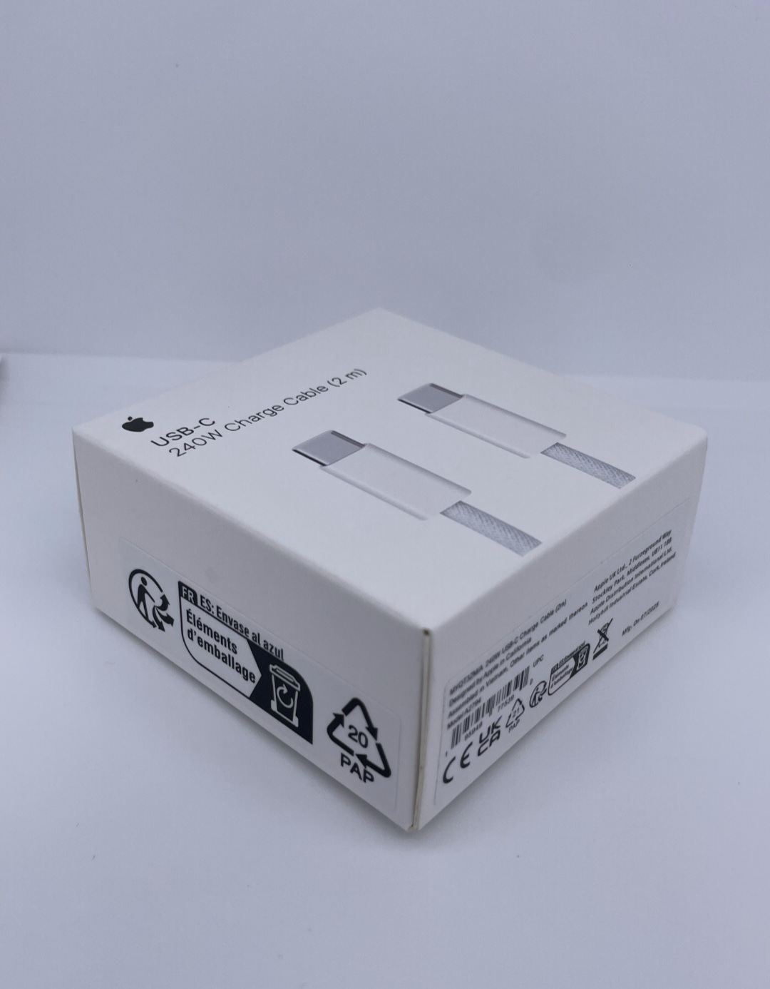 CABLE APPLE TIPO C PARA IPGONE 15,15+,15PRO,15PROMAX TRENZADO 2 METROS - 4