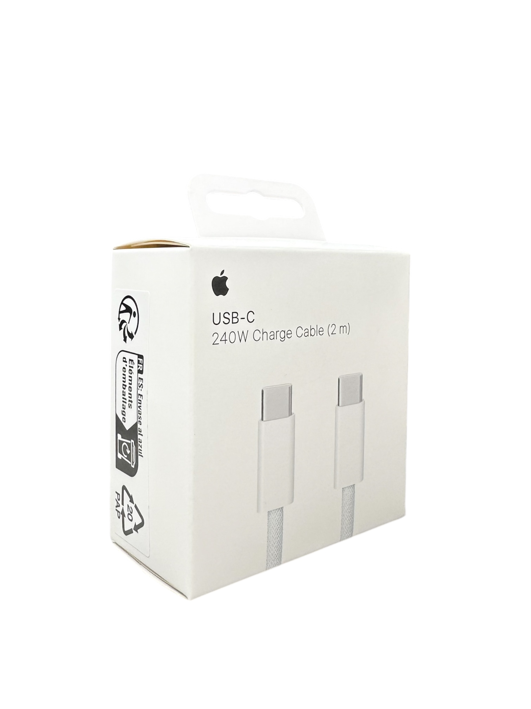 ADAPTADOR 20W USB-C + CABLE C A C 2 METROS (240W) PARA IPHONE - 3