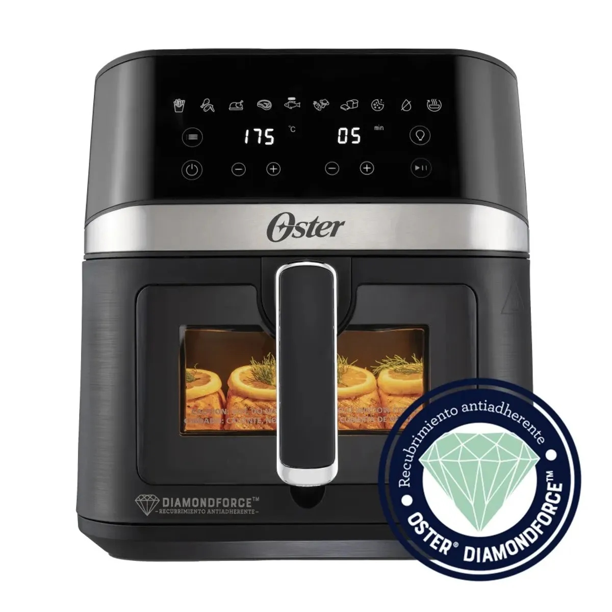 FREIDORA DE AIRE OSTER 6L CKSTAF60WDDF CON VISOR Y LUZ INTERNA - 1