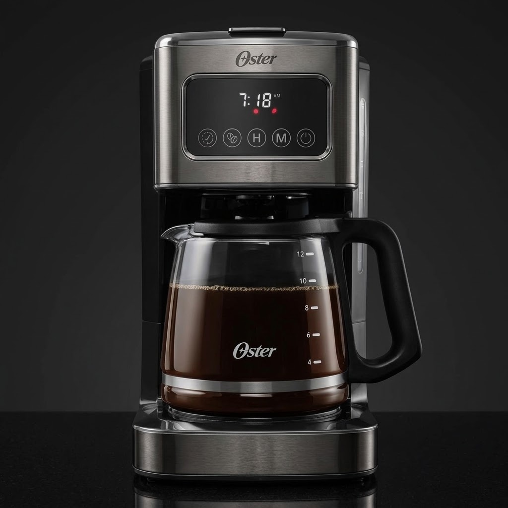 OSTER CAFETERA PROGRAMABLE DE 12 TAZAS CON PANTALLA TACTIL BVSTDC4403 - 2