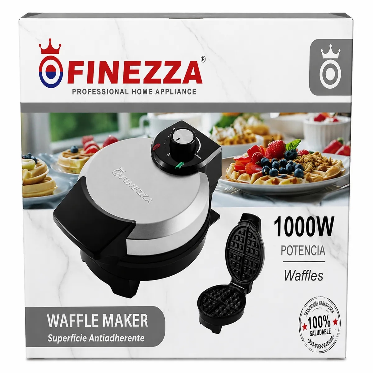 WAFLERA FINEZZA FZ-816WR 1000W ANTIADHERENTE - 3