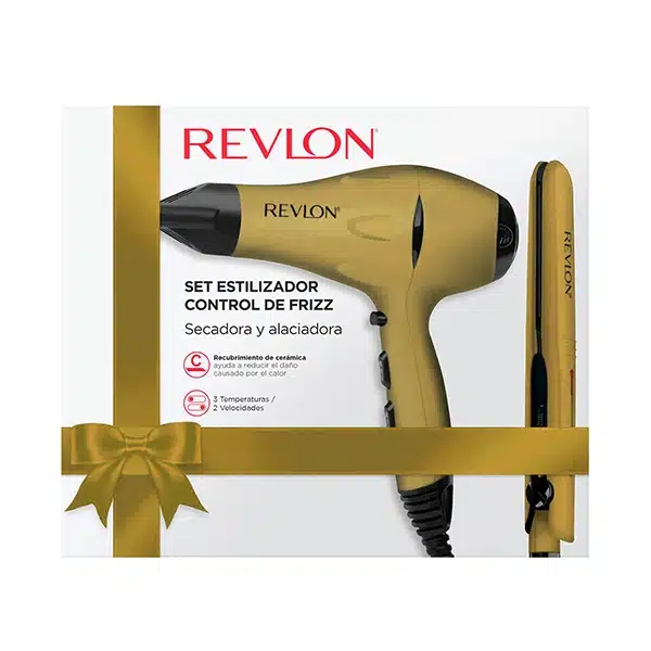 SET ESTILIZADOR CONTROL FRIZZ GOLD RVDR5230GLA2 - 1