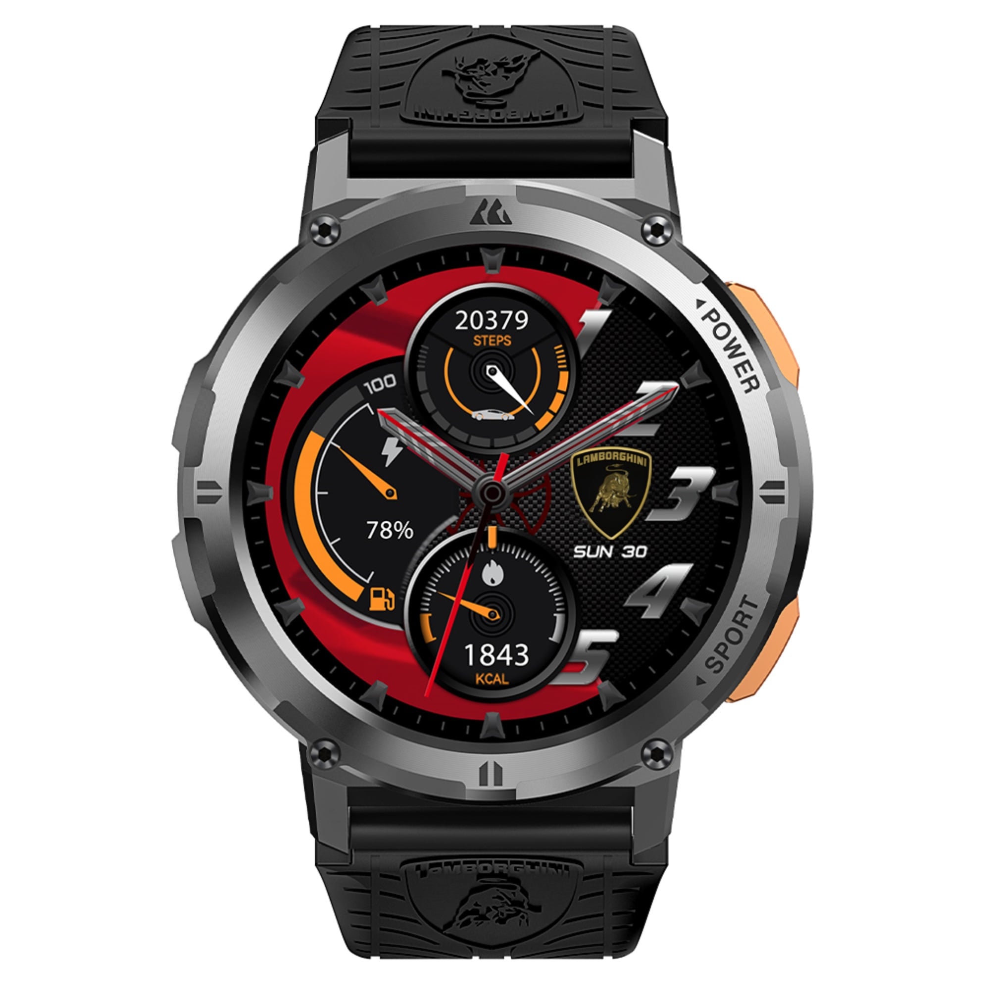SMARTWATCH LAMBORGHINI AVENTADOR Q4 NEGRO - 1