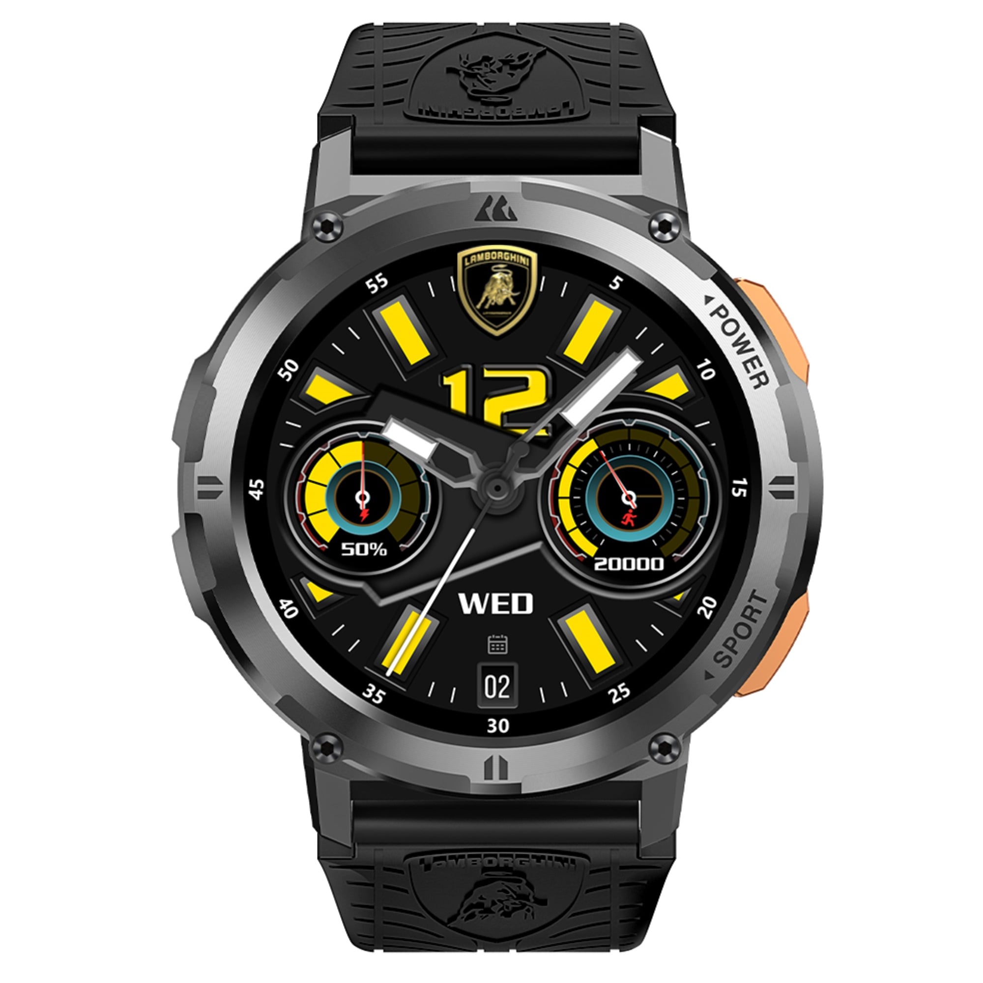 SMARTWATCH LAMBORGHINI AVENTADOR Q4 NEGRO - 3
