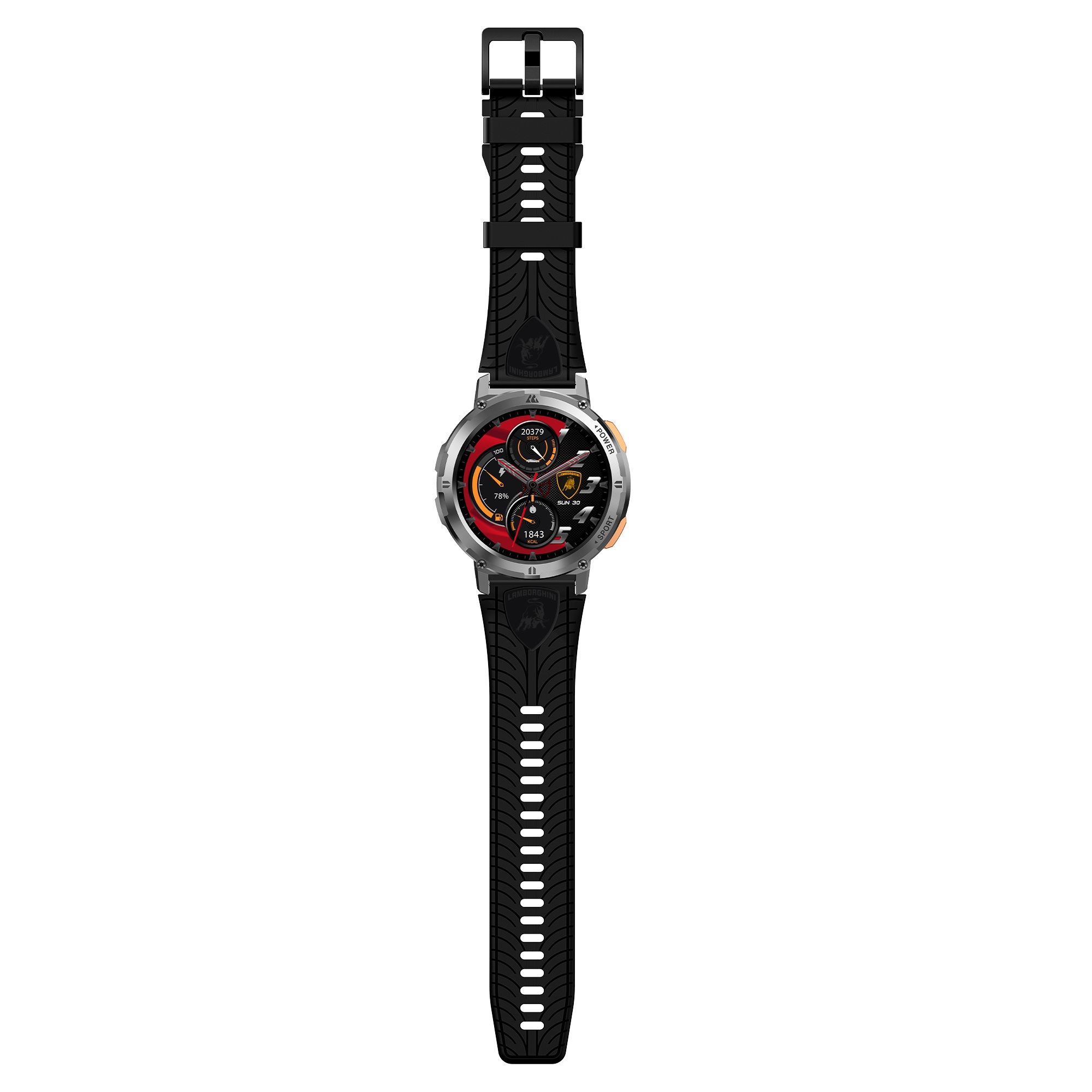 SMARTWATCH LAMBORGHINI AVENTADOR Q4 NEGRO - 6