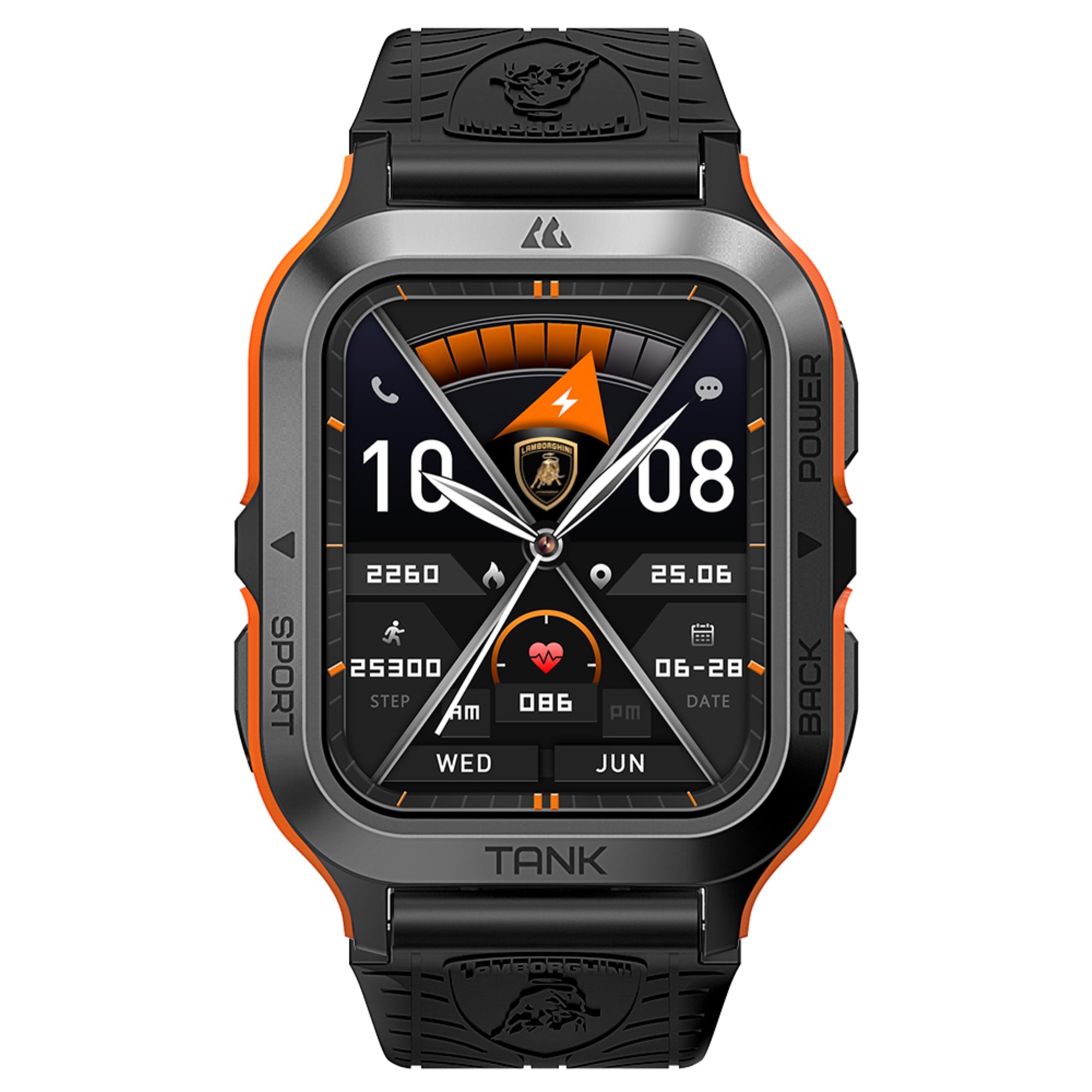 SMARTWATCH LAMBORGHINI AVENTADOR CERCHIO NEGRO - 3