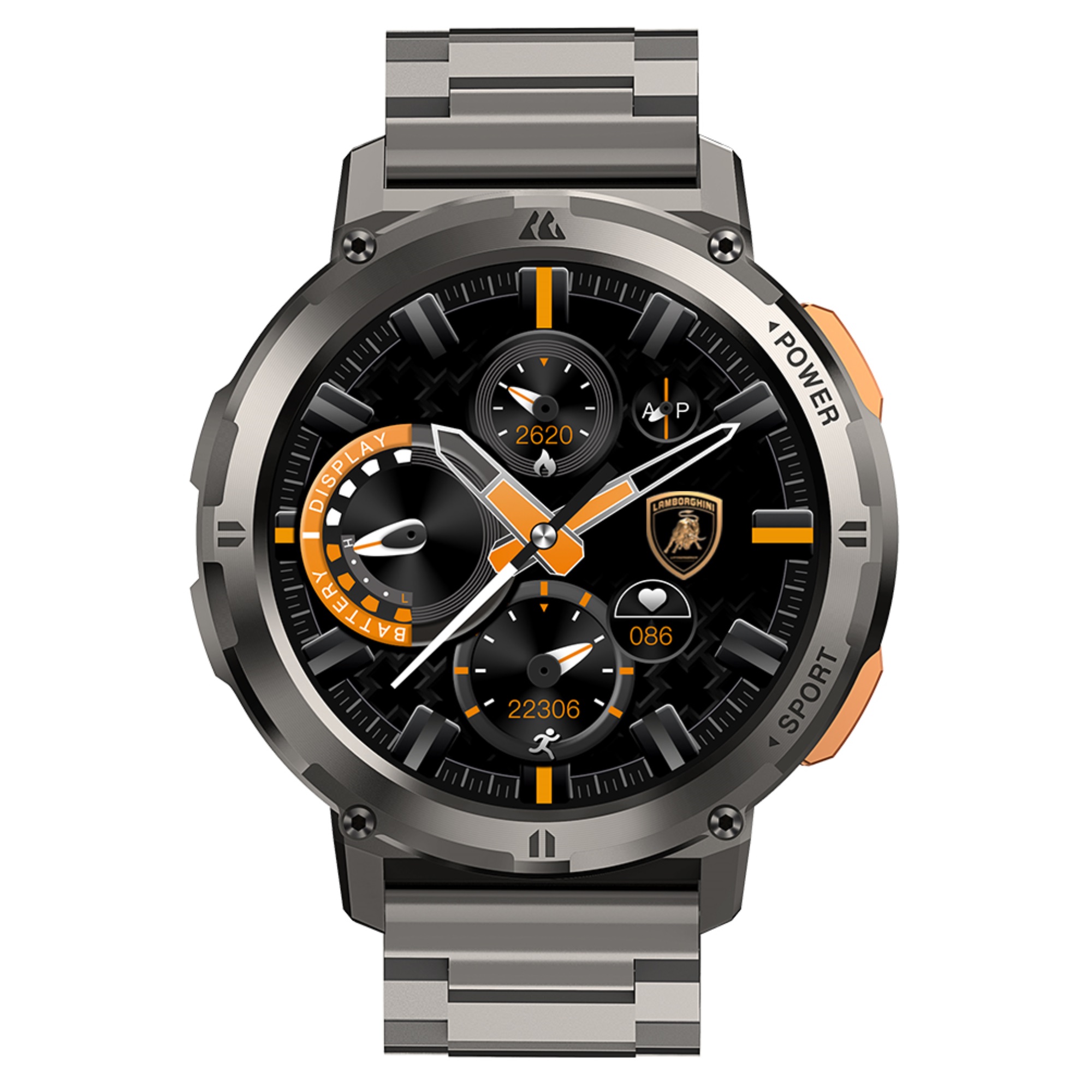 SMARTWATCH LAMBORGHINI AVENTADOR Q4 NEGRO METAL - 2