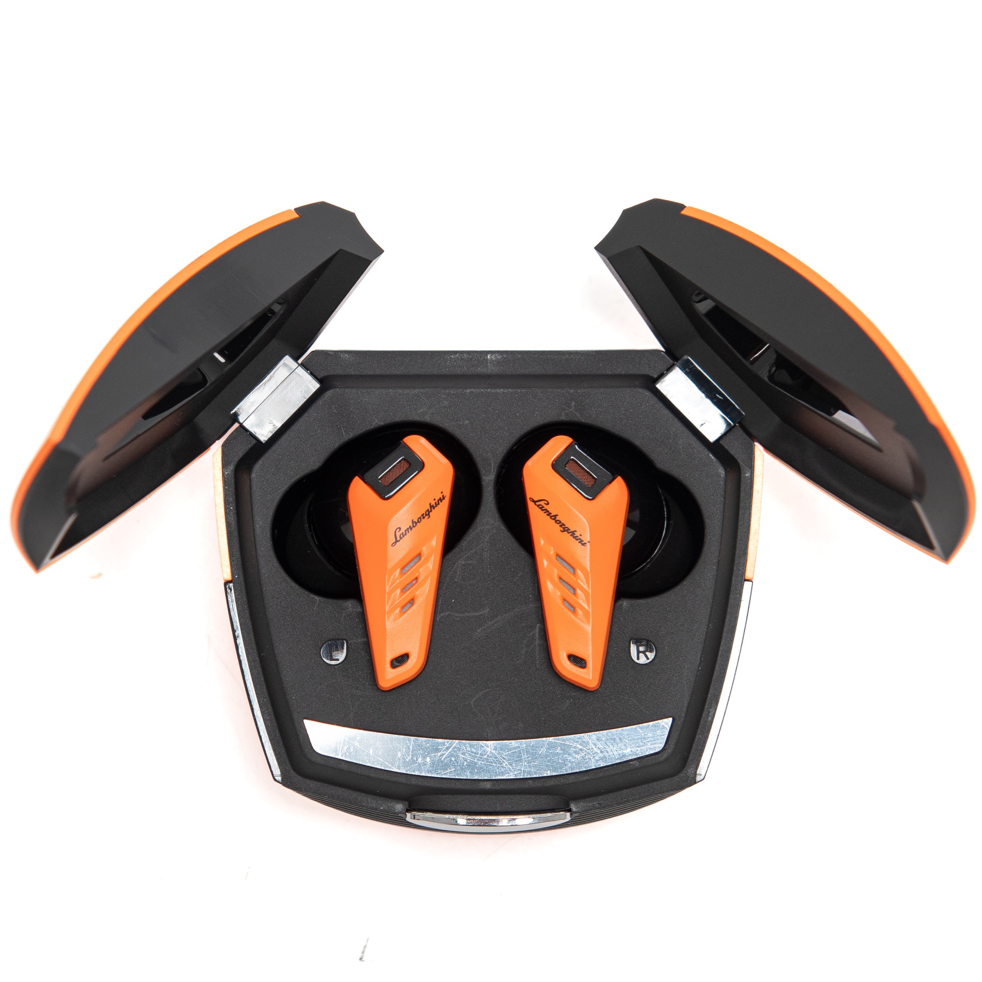 AUDÍFONOS LAMBORGHINI IN-EAR HURACAN 700 LAMBO BUD ORION BLUETOOTH NARANJA - 4