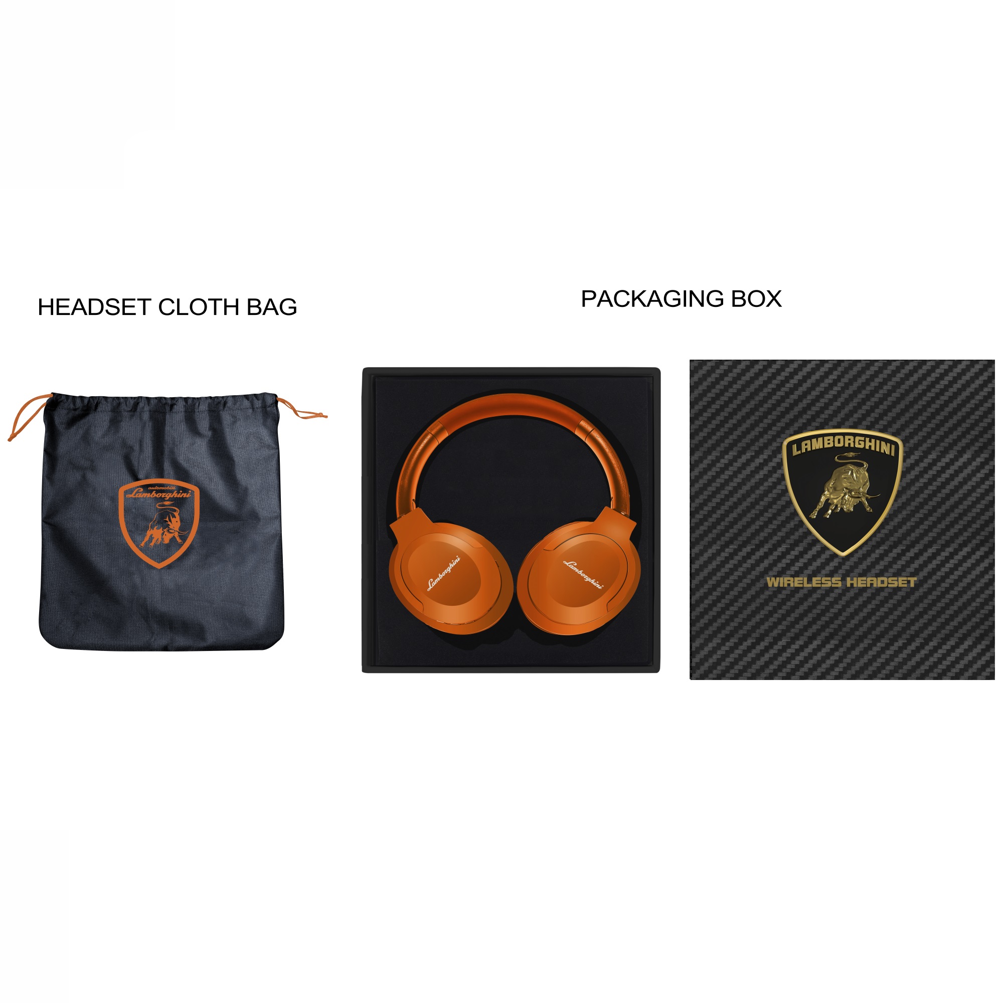 AUDÍFONOS LAMBORGHINI IN-EAR HEADSET INALÁMBRICO HURACAN BOREALIS LAMBO BLUETOOTH - 3