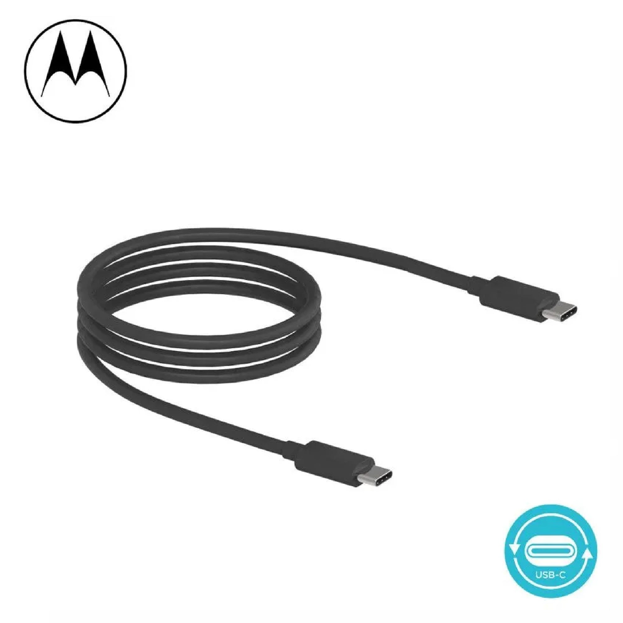 CABLE DE CARGA RAPIDA MOTOROLA USB-C 1M - 1