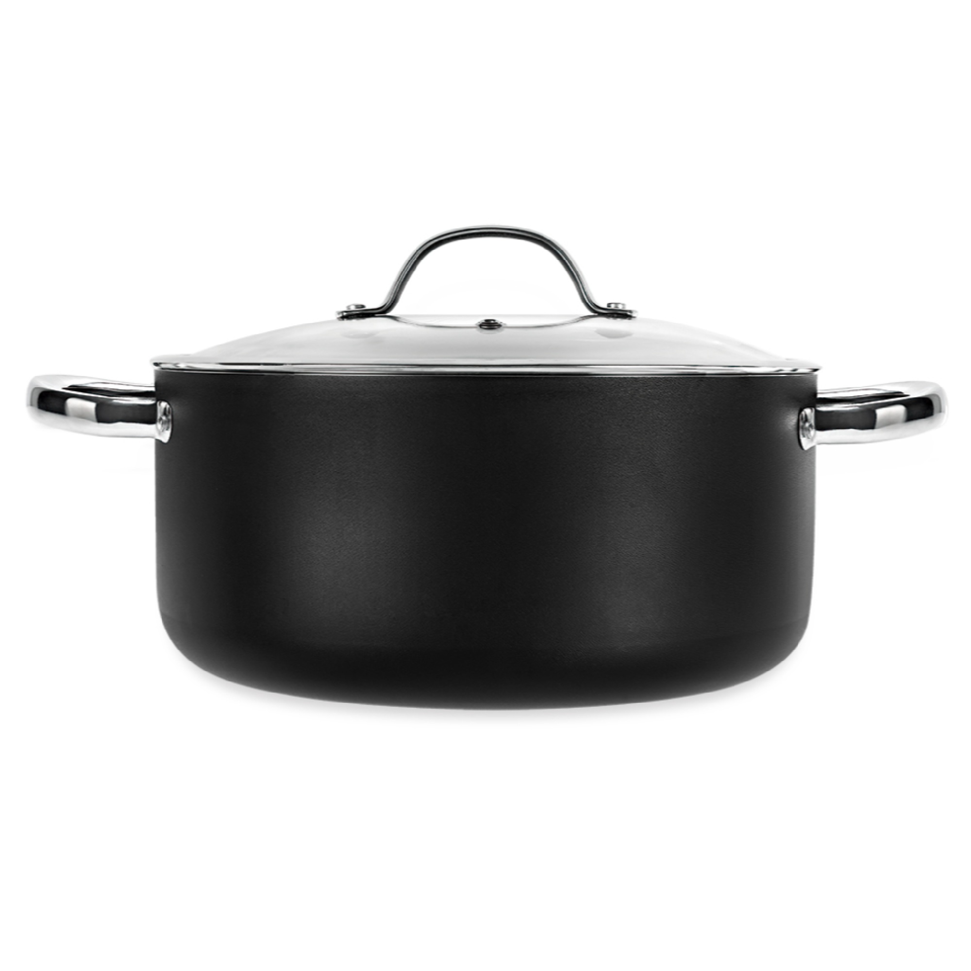 CACEROLA CON TAPA 20CM 2.7L BRINOX CURRY NEGRO - 1