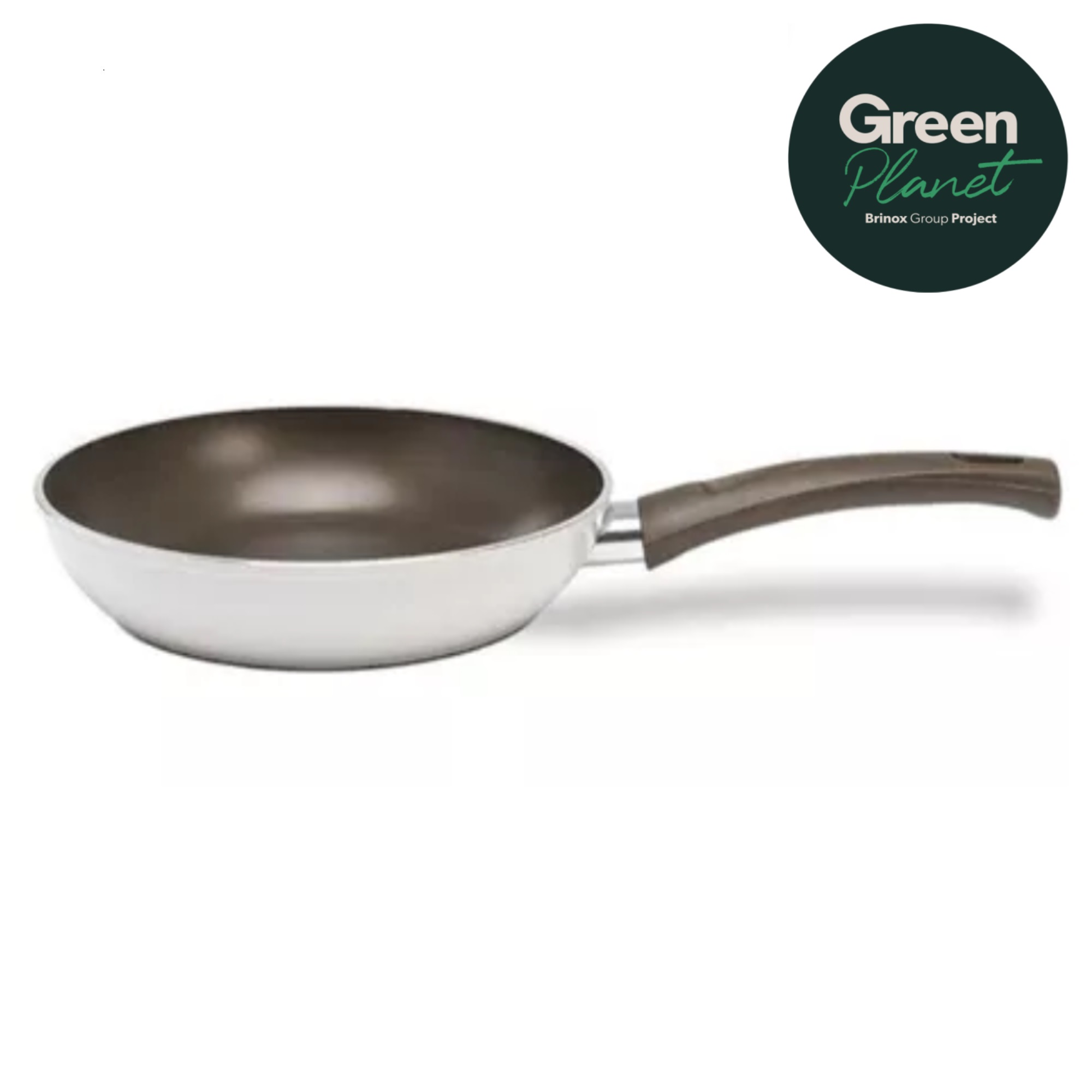SARTEN 24CM 1.6L BRINOX ORGANIKA GREENPLANET - 1
