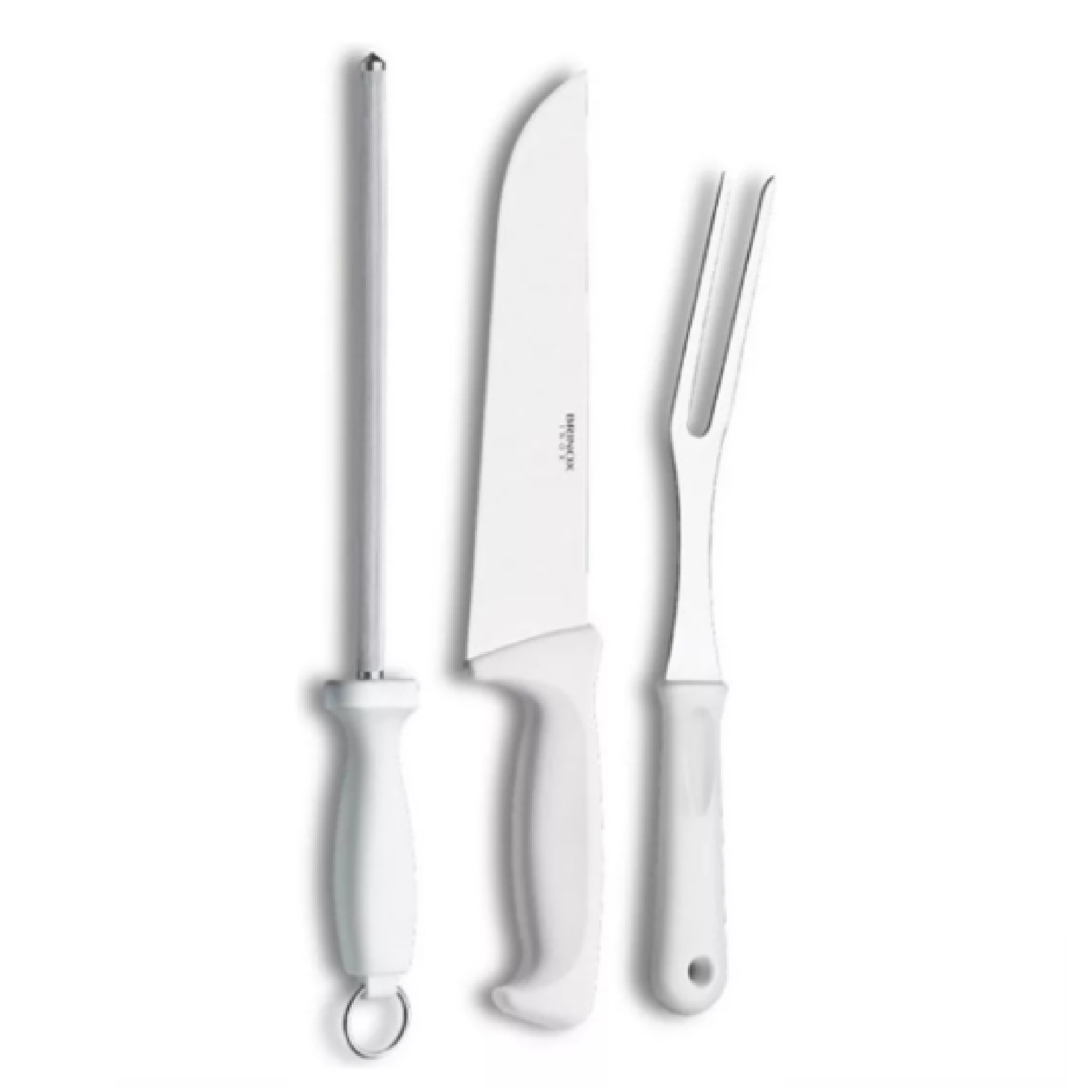 JUEGO DE CUCHILLOS 3 PIEZAS PARA ASADO ACERO INOXIDABLE BRINOX PRECISION - 1