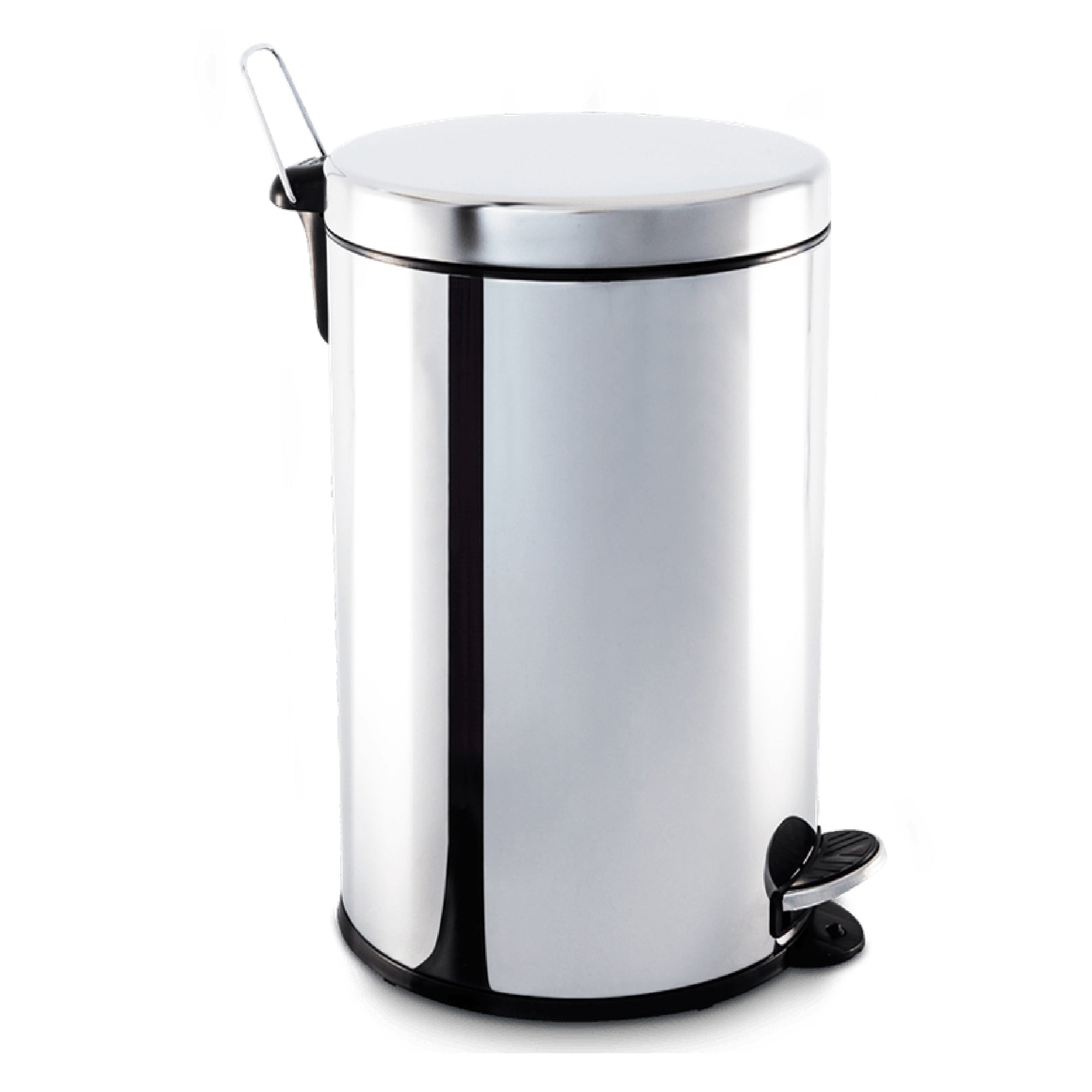 PAPELERA CON PEDAL ACERO INOXIDABLE 12LTS BRINOX DECORLINE - 1