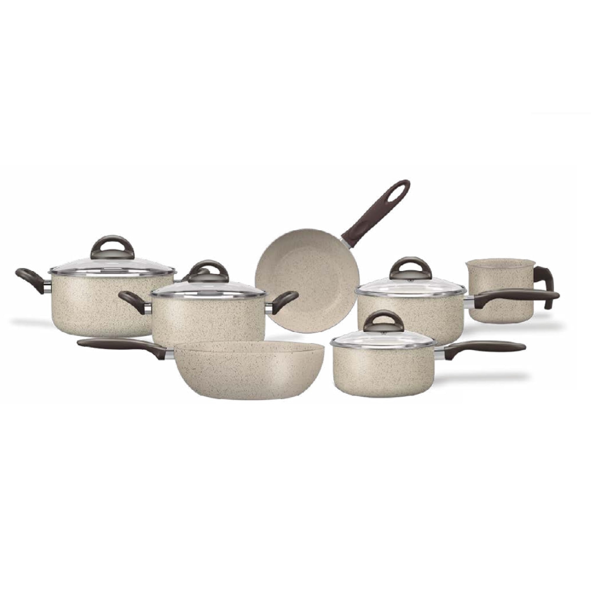 JUEGO DE OLLAS 11 PIEZAS CERAMICA BRINOX SUPREMA - 1