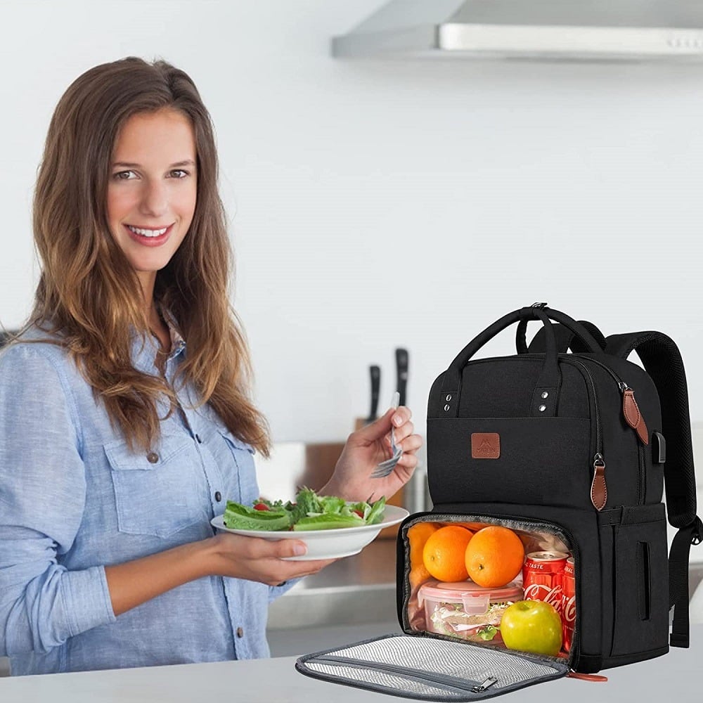 MOCHILA MATEIN 1162 TERMICA CLASICO LONCHERA USB PORTALAPTOP 15.6 - 3
